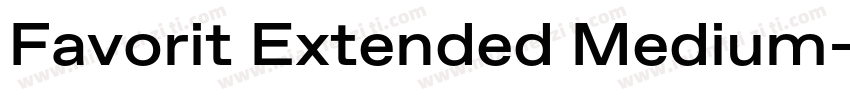 Favorit Extended Medium字体转换